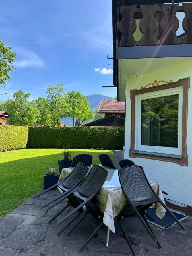 Doppelhaushaelfte Zugspitzblick Mit Privatem Garten Garmisch-Partenkirchen Esterno foto